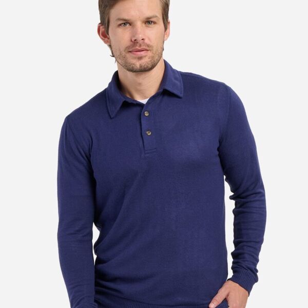 Men's Cuddle Sweater Polo Thumbnail
